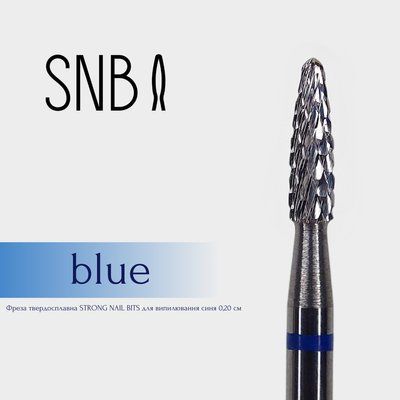 Фреза твердосплавна STRONG NAIL BITS для випилювання синя 0,20 см FA0208-M фото